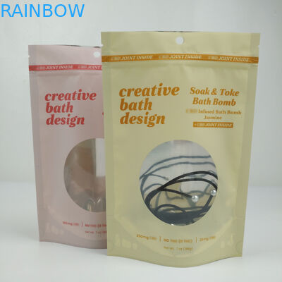 Bags With Clear Wholesale Smell Proof Food Storage Aluminum Resealable Mylar Bags Foil Stand Up Pouch With Clear Window