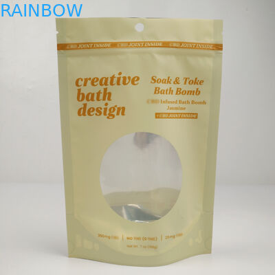 Bags With Clear Wholesale Smell Proof Food Storage Aluminum Resealable Mylar Bags Foil Stand Up Pouch With Clear Window