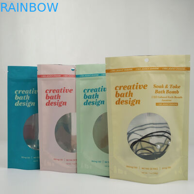 Bags With Clear Wholesale Smell Proof Food Storage Aluminum Resealable Mylar Bags Foil Stand Up Pouch With Clear Window