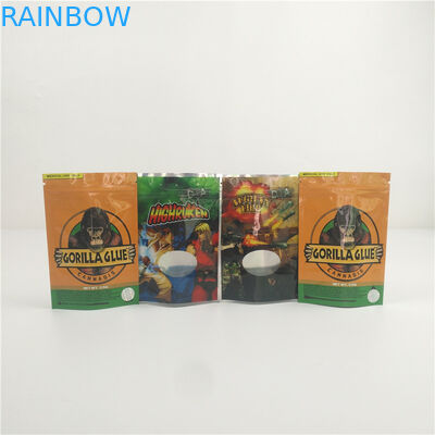 Smell Proof Mylar Bags For Candy Aluminum Foil Bags With Window Seeds Stand up Pouch