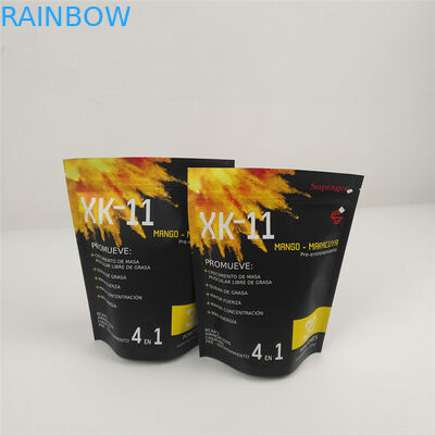 Resealable zipper food packaging bags platic small zip lock bag stand up pouch custom powder packaging plastic bag