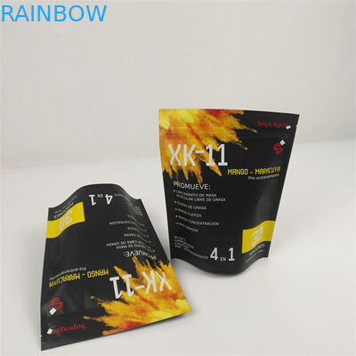 Resealable zipper food packaging bags platic small zip lock bag stand up pouch custom powder packaging plastic bag