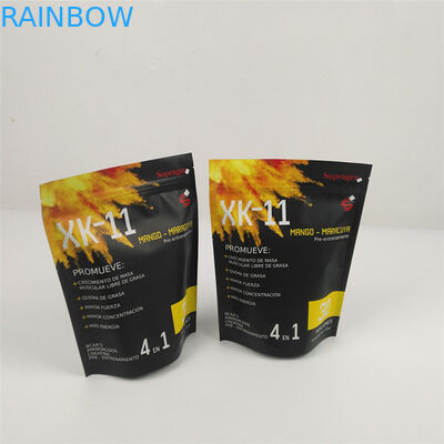 Resealable zipper food packaging bags platic small zip lock bag stand up pouch custom powder packaging plastic bag