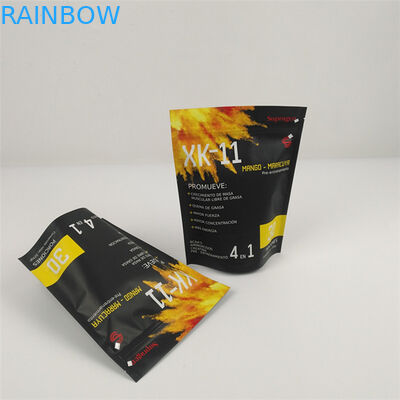 Resealable zipper food packaging bags platic small zip lock bag stand up pouch custom powder packaging plastic bag