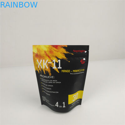 Resealable zipper food packaging bags platic small zip lock bag stand up pouch custom powder packaging plastic bag