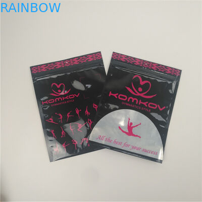 Eco Friendly Clothes Packaging Plastic Zip Lock Underwear Bags With Clear Window