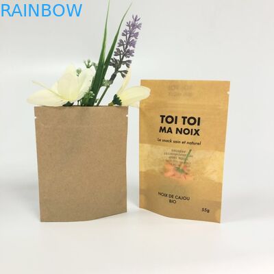 Recyclable CMYK 150mic Three Side Sealed Bag PET SGS For Tea Powder