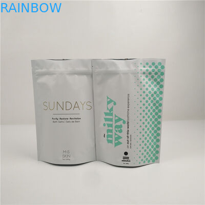 Matte Lamination 400g Aluminum Foil Bags Plastic Bath Salt VMPET