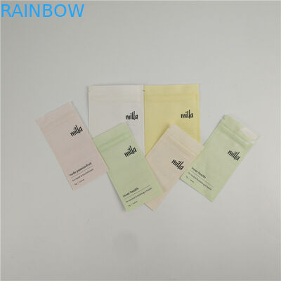 SGS 120mic Sachet Kraft Paper Bags Biodegradable Food Packaging Bags VMPET