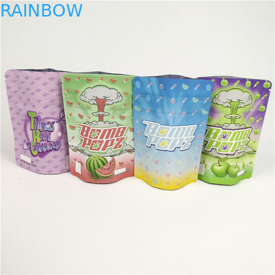 100g VMPET Smell Proof  Bags Child Resistant Heat Seal Matte