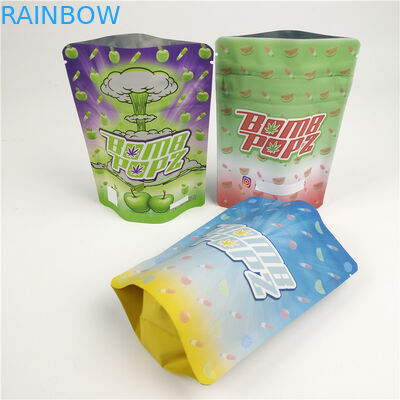 100g VMPET Smell Proof  Bags Child Resistant Heat Seal Matte