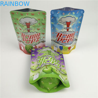 Resealable Weed Mylar Herbal Incense Packaging Smell Proof Mylar Bag MOPP