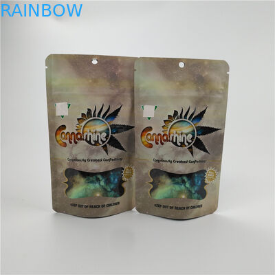 Smell Proof 3.5g Resealable Mylar Bag VMPET For Cookies