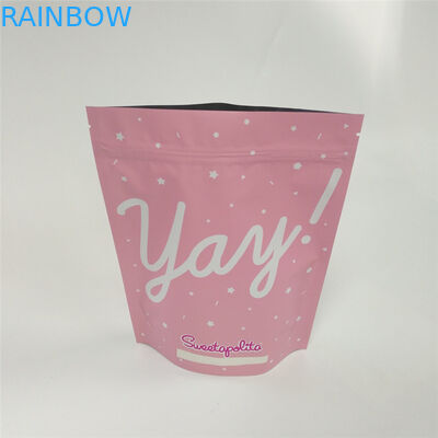 MOPP Metalized Aluminium Foil  Bags Matte Frosted Printing