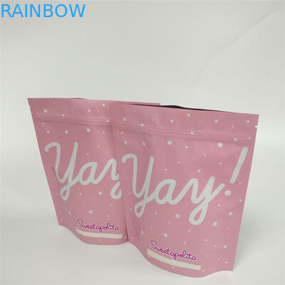 MOPP Metalized Aluminium Foil  Bags Matte Frosted Printing