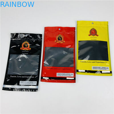 Customized Printed Leaf Smoke Roll Wrap Cigar Tobacco Cone Hemp  Mylar Cigar Packaging Bag