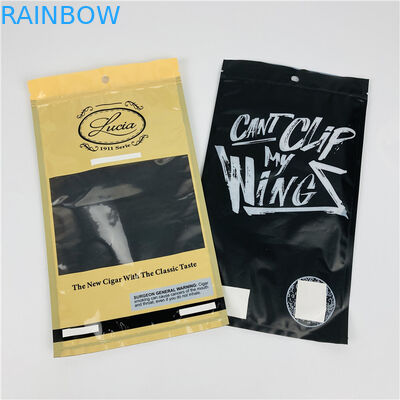 Custom Smell Proof Aluminum Foil  Packaging Plastic Bags For Hemp Cigar Smoking Leaf Blunt Wraps