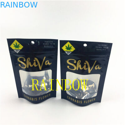 Digital printing stand up aluminum foil 1000mg edibles packaging snack mylar bags with zipper