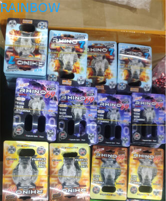 FDA Double Hole 89X127mm 3D Plastic Cards For Rhino 7