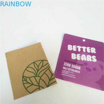 VMPET 1.2C NY 1.5C Flat Snack Packaging Bag Cmyk For Cookie Candy