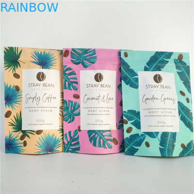 Matte OPP vmpet Bath Salt Packaging Bag 100g 200g Aluminum Foil Mylar Pouch