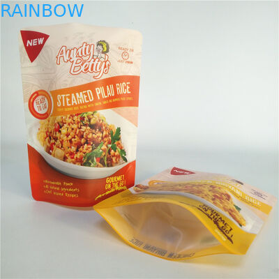 VMPET 12C PE Food Packaging Bag SGS With Zipper Hot Food Cakes
