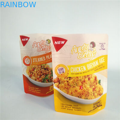 VMPET 12C PE Food Packaging Bag SGS With Zipper Hot Food Cakes