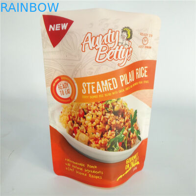 VMPET 12C PE Food Packaging Bag SGS With Zipper Hot Food Cakes