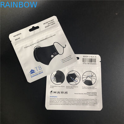 Cmyk MPET Plastic Retail Packaging Bag Upscale Vmpet For Foods Socks