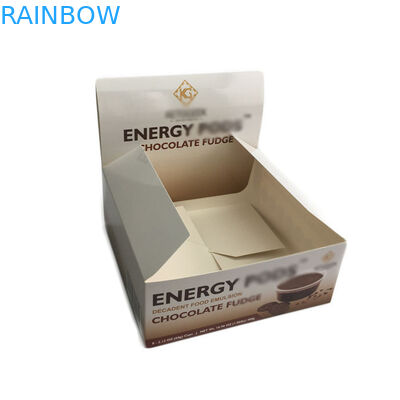 Snack ISO CMYK Display Paper Packaging Box 350G Ivory Board vmpet