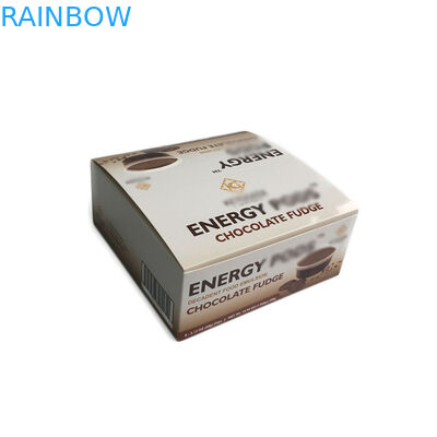 Snack ISO CMYK Display Paper Packaging Box 350G Ivory Board vmpet