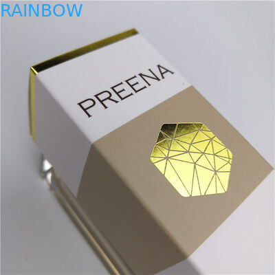 SGS CMYK Paper Cosmetics Packaging Boxes 2oz 60ml 30ml Foil Stamping