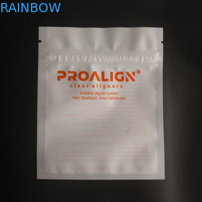 MOPP Vmpet Plastic Zip Lock Packaging Matte Teeth Clear Aligners ISO