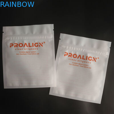 MOPP Vmpet Plastic Zip Lock Packaging Matte Teeth Clear Aligners ISO