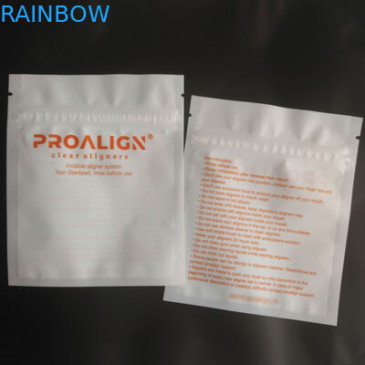 Teeth Cmyk 120mic MOPP Plastic Packaging Bags Gravure With One Side