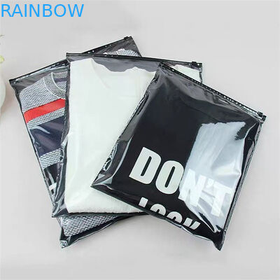 MOPP CMYK Resealable Clear Ziplock Bag Packaging VMPET For Clothing