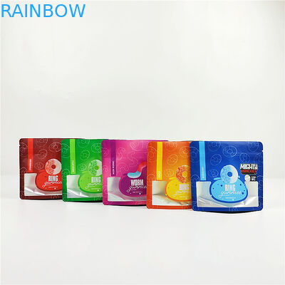 90mic 3.5g CMYK Resealable Stand Up Pouch CMYK THC Cbd