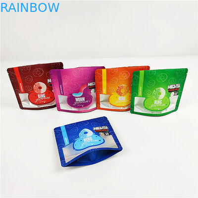 3.SA8000 QS CBD Gravure Printing Smell Proof Pouches 100mic Matte Clear Mylar Bags