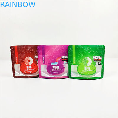 3.SA8000 QS CBD Gravure Printing Smell Proof Pouches 100mic Matte Clear Mylar Bags