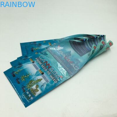 Digital Printing ZIplock Cigar Tobacco Leaf Packaging Bags Plastic Mylar Packaging Bags Plastic CBD Pockets Wrappers