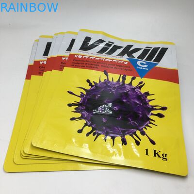 Stand Up Compound Laminated Aluminum Foil Whey Protein Powder Food Storage Packaging Bags Ziplock 1kg Food Powder Bags