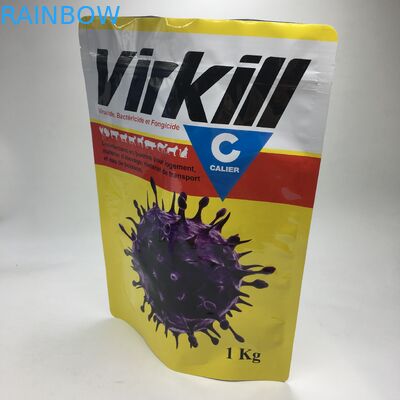 Stand Up Compound Laminated Aluminum Foil Whey Protein Powder Food Storage Packaging Bags Ziplock 1kg Food Powder Bags