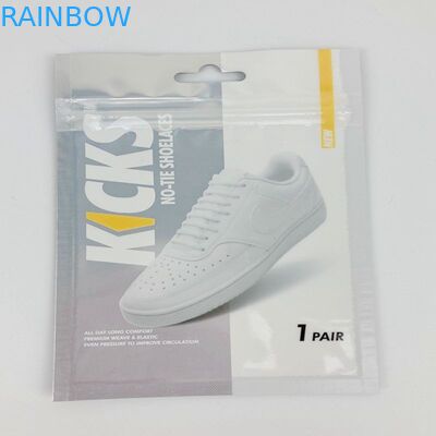Reusable Plastic Mini Zipper Pouch Shoe Pad Packaging Bags Three Side Seal Bag For Shoelaces