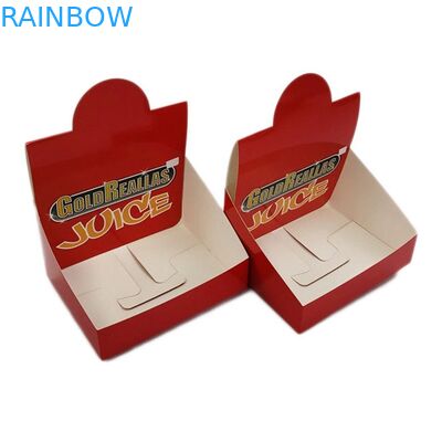 Custom Logo Energy Drink Paper Counter Display Box Energy Bars Chocolate Protein Bars Packaging Boxes