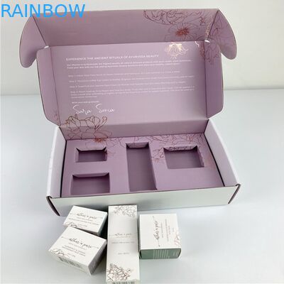Custom Made Spray Bottle Face Cream Paper Sample Box Cleansing Gel Packaging Boxes Cosmetic Corrugated Mail Shipping Box