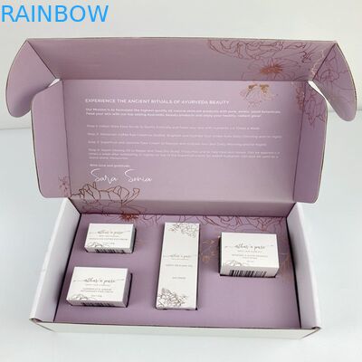 Custom Made Spray Bottle Face Cream Paper Sample Box Cleansing Gel Packaging Boxes Cosmetic Corrugated Mail Shipping Box