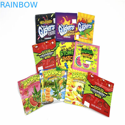 Custom Soft Touch Ziplock Printed Smell Proof Stand Up Child Resistant Heat Seal Plastic Matte Weed Design Mylar Bags