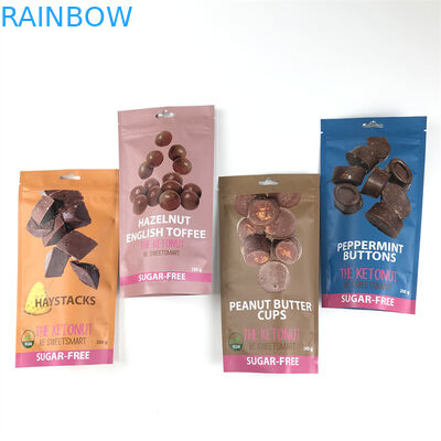 CMYK 110mic Zipper Stand Up Pouch Edibles Hemp Child Proof Mylar Bags