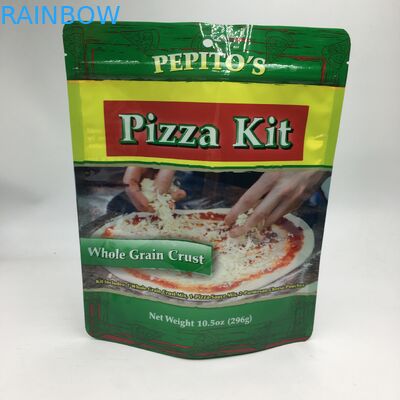 MOPP VMPET 296g Stand Up Ziplock Pouch Grain Crust Pizza Kit 10.5oz