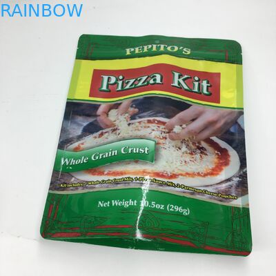 MOPP VMPET 296g Stand Up Ziplock Pouch Grain Crust Pizza Kit 10.5oz